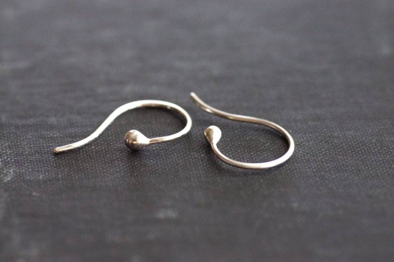 sterling Silber Haken Und Ball Ohrringe von SDMarieJewelry
