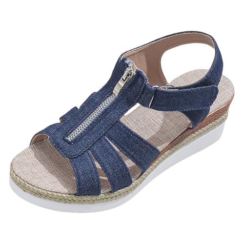 SDNPY Sommer Sandalen Fischmaul-Freizeitschuhe Farblich passende flache Sandalen Retro-Strandschuhe Hohl-Freizeitsandalen für Damen SDNPY Sommer Sandalen Fischmaul-Freizeitschuhe Farblich passende flache Sandalen Retro-Strandschuhe Hohl-Freizeitsandalen für Damen von SDNPY