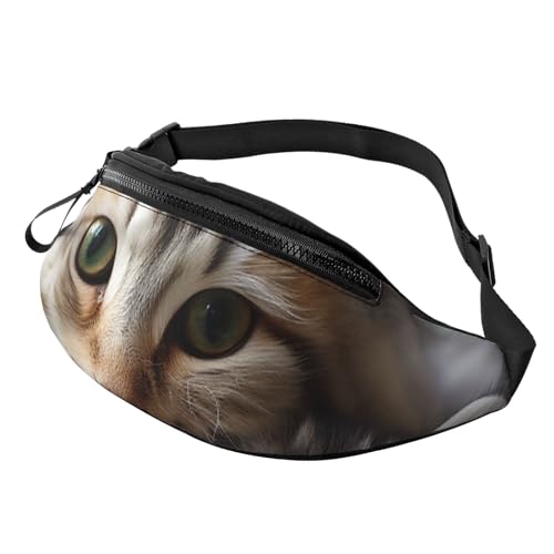 Bauchtasche für Männer und Frauen, Crossbody-Bauchtasche für Katzen, Mutter und Baby, Gürteltasche mit verstellbarem Riemen, Hüft-Bauchtasche, Schwarz, Einheitsgröße, Schwarz , Einheitsgröße von SDTYKHJ