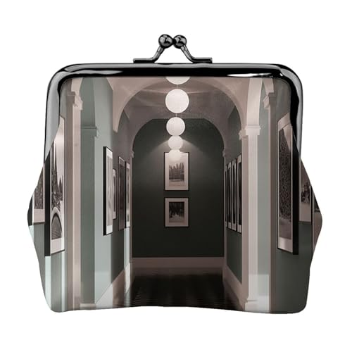 Münzgeldbörse mit Kussschloss, Mini-Münztasche, Flurdekoration, Ledergeldbörse für Damen, Clutch, Kleingeldbörse von SDTYKHJ