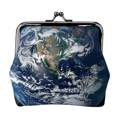 Münzgeldbörse mit Kussschloss, Mini-Münztasche, blauer Marmor, Erdleder, Geldbörsen für Damen, Clutch, Wechselgeldbörse von SDTYKHJ