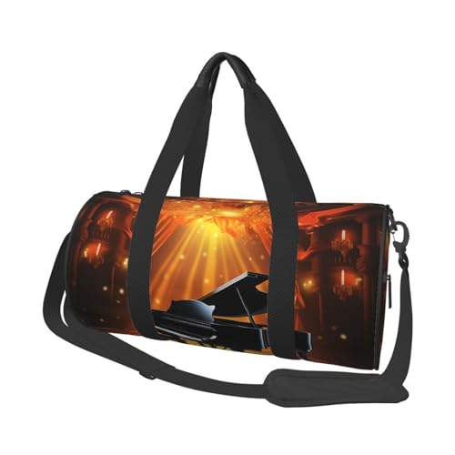 Reisetasche, leicht, klein, faltbar, Wochenendtasche, Übernachtungstasche, mit verstellbarem Schultergurt, Tragetasche, Musiktheater, Krankenhaus-Tasche für Damen und Herren Reisetasche, leicht, klein, faltbar, Wochenendtasche, Übernachtungstasche, mit verstellbarem Schultergurt, Tragetasche, Musiktheater, Krankenhaus-Tasche für Damen und Herren von SDTYKHJ