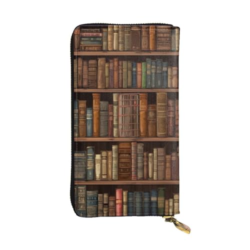 SDTYKHJ Damen Geldbörse Clutch Große Kapazität Lange Geldbörse Bibliothek Leder Damen Karte Handy Halter Reise Geldbörse von SDTYKHJ