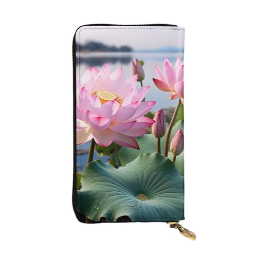 SDTYKHJ Damen Geldbörse Clutch Große Kapazität Lange Geldbörse Blumen Leder Damen Karte Telefonhalter Reise Geldbörse von SDTYKHJ