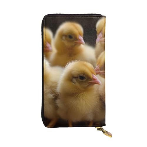 SDTYKHJ Damen Geldbörse Clutch Große Kapazität Lange Geldbörse Kleine Hühner Leder Damen Karte Handy Halter Reise Geldbörse von SDTYKHJ