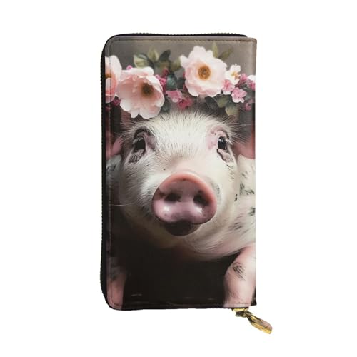 SDTYKHJ Damen Geldbörse Clutch Große Kapazität Lange Geldbörse Lächelnd Leder Damen Karte Handy Halter Reise Geldbörse von SDTYKHJ