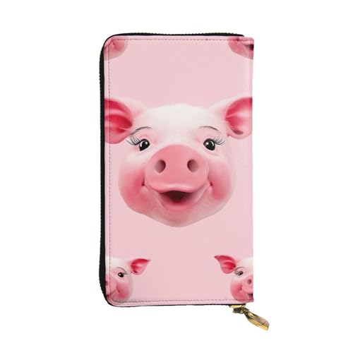 SDTYKHJ Damen Geldbörse Clutch Große Kapazität Lange Geldbörse Lächelnd Leder Damen Karte Handy Halter Reise Geldbörse von SDTYKHJ