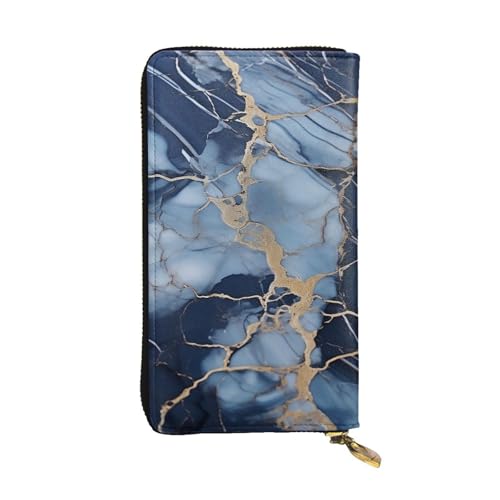 SDTYKHJ Damen Geldbörse Clutch Große Kapazität Lange Geldbörse Marmor Muster Leder Damen Karte Handy Halter Reise Geldbörse von SDTYKHJ