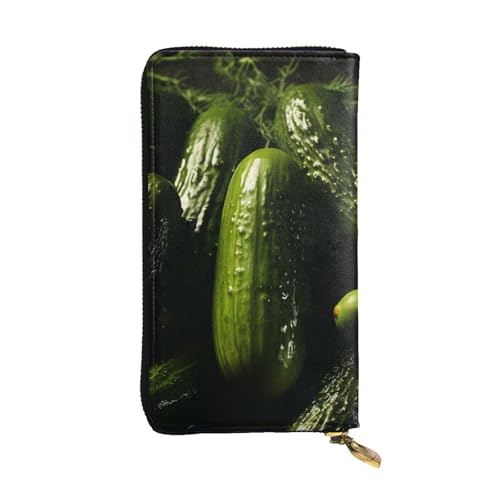 SDTYKHJ Damen Geldbörse Clutch Große Kapazität Lange Geldbörse Pickle Leder Damen Kartenhalter Reise Geldbörse von SDTYKHJ