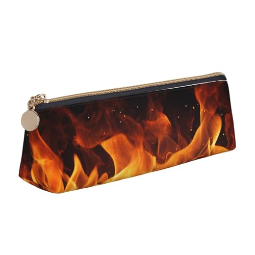 SDTYKHJ Federmäppchen, großes Federmäppchen, tragbar, Münztasche, ästhetische Kosmetiktasche, Leder, Make-up-Tasche von SDTYKHJ