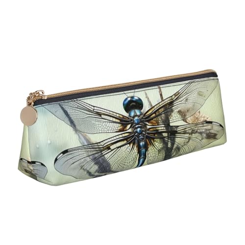SDTYKHJ Federmäppchen, modernes Libellen-Design, großes Federmäppchen, tragbare Münztasche, ästhetische Kosmetiktasche, Leder, Make-up-Tasche SDTYKHJ Federmäppchen, modernes Libellen-Design, großes Federmäppchen, tragbare Münztasche, ästhetische Kosmetiktasche, Leder, Make-up-Tasche von SDTYKHJ