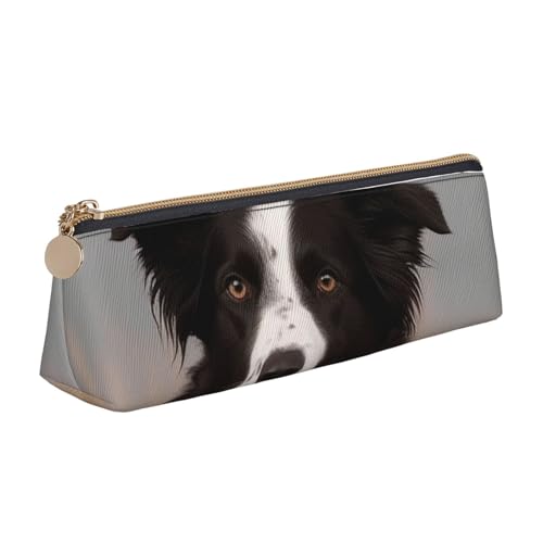 SDTYKHJ Federmäppchen Border Collie Big Pencil Bag Tragbare Münztasche Ästhetische Kosmetiktasche Leder Make-up Tasche SDTYKHJ Federmäppchen Border Collie Big Pencil Bag Tragbare Münztasche Ästhetische Kosmetiktasche Leder Make-up Tasche von SDTYKHJ