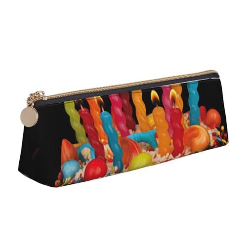 SDTYKHJ Federmäppchen "Happy Birthday" Big Cake Big Pencil Bag Tragbare Münztasche Ästhetische Kosmetiktasche Leder Make-up Tasche SDTYKHJ Federmäppchen "Happy Birthday" Big Cake Big Pencil Bag Tragbare Münztasche Ästhetische Kosmetiktasche Leder Make-up Tasche von SDTYKHJ