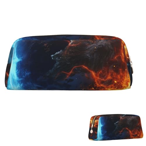 SDTYKHJ Federmäppchen Planet Ice and Fire Big Pencil Bag Portable Coin Pouch Ästhetische Kosmetiktasche Leder Make-up Tasche SDTYKHJ Federmäppchen Planet Ice and Fire Big Pencil Bag Portable Coin Pouch Ästhetische Kosmetiktasche Leder Make-up Tasche von SDTYKHJ