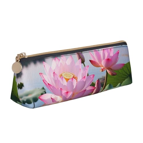 SDTYKHJ Federmäppchen mit Blumenmotiv, tragbar, Kosmetiktasche, Kosmetiktasche, Leder, Make-up-Tasche von SDTYKHJ