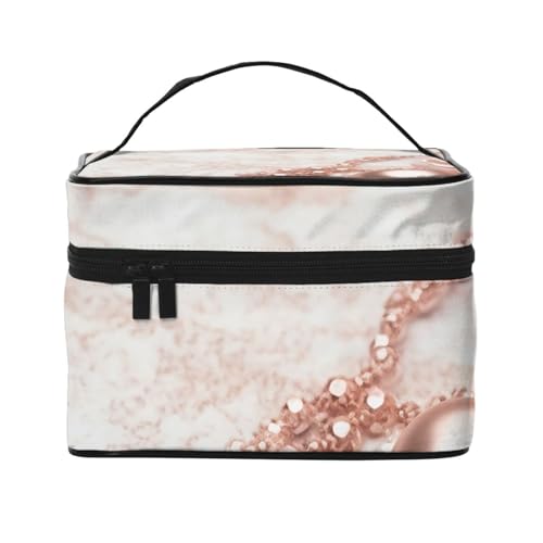 SDTYKHJ Make-up-Tasche für Damen, Kosmetiktasche, Reise-Kulturbeutel, Rouge, Make-up-Organizer mit Griff von SDTYKHJ