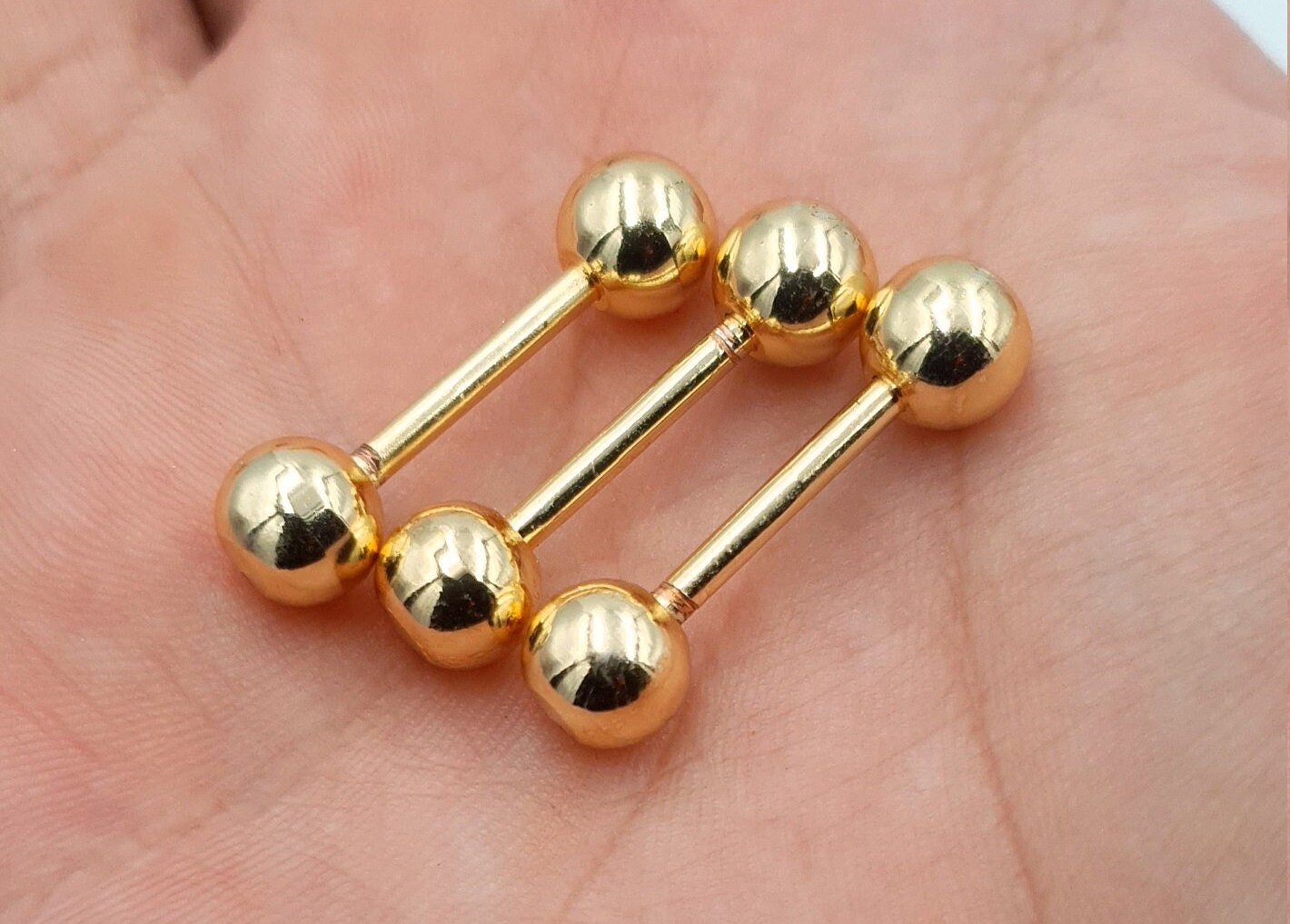 1 Stk. Gold Farbe Kragen Pin, 43mm Bar, Hemdkragen Clips, Herren Krawatte Hemd Zubehör, Hochzeit Accessoire, Geschenke Für Männer von SDmetaljewelry