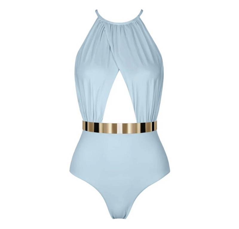 SEA ME SWIM Badeanzug BARBADOS Studio Edition Swimsuit - light blue von SEA ME SWIM