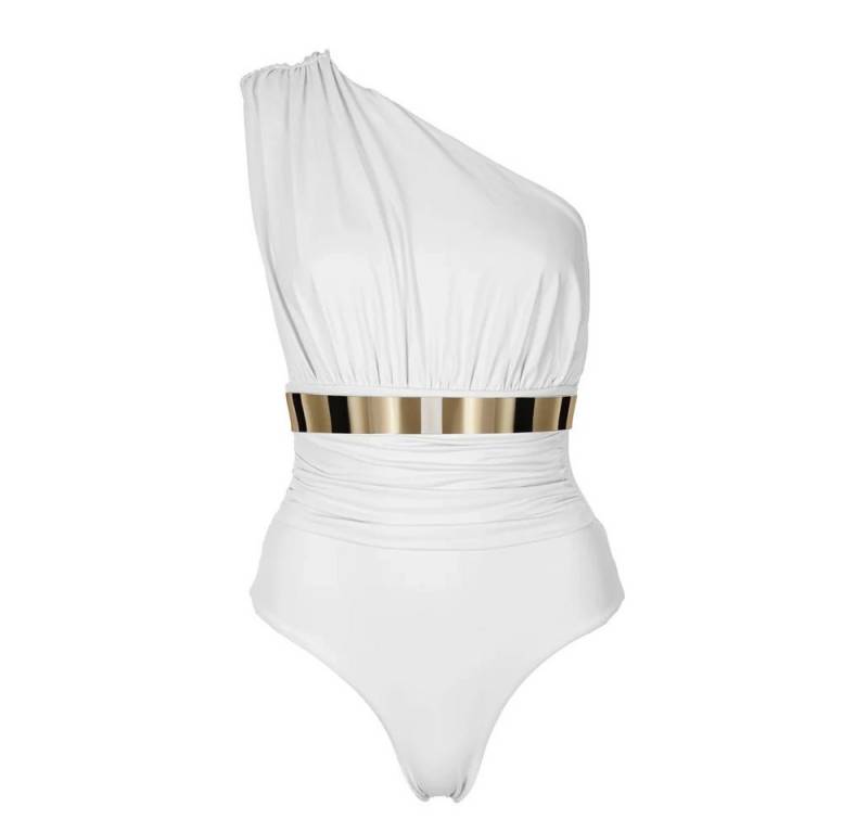 SEA ME SWIM Badeanzug MONACO Studio Edition Swimsuit - white von SEA ME SWIM