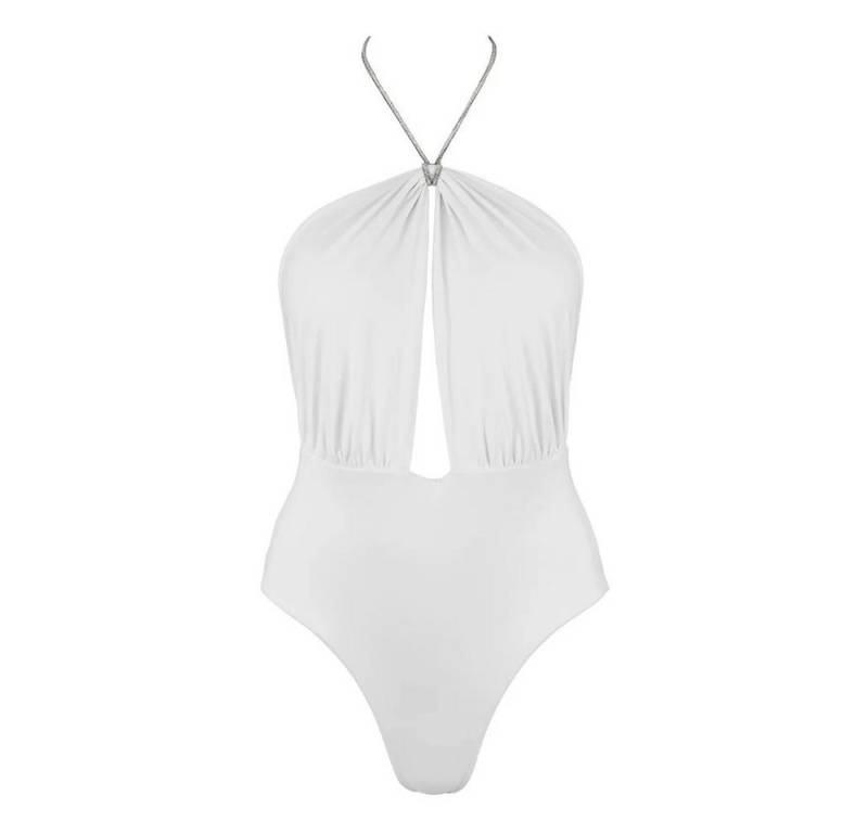 SEA ME SWIM Badeanzug MOOREA Sparkle Swimsuit - white von SEA ME SWIM