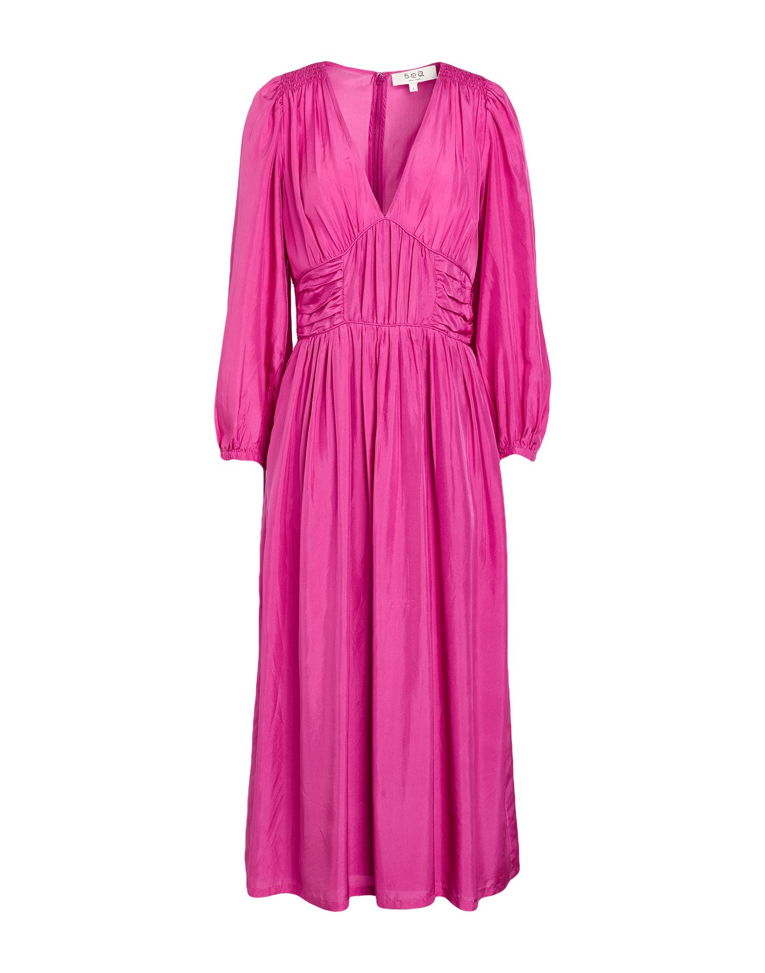 SEA Maxi-kleid Damen Fuchsia SEA Maxi-kleid Damen Fuchsia von SEA