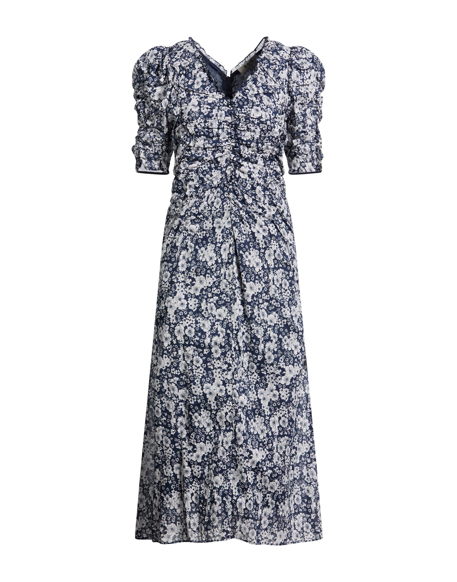 SEA Maxi-kleid Damen Marineblau von SEA