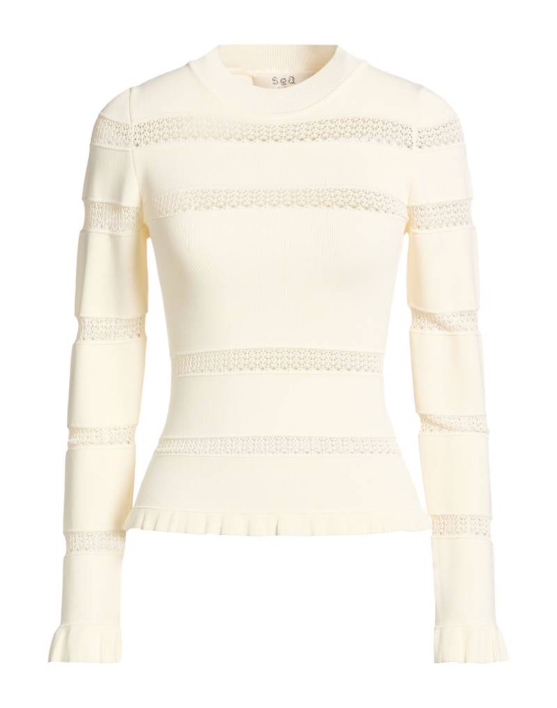 SEA Pullover Damen Cremeweiß von SEA