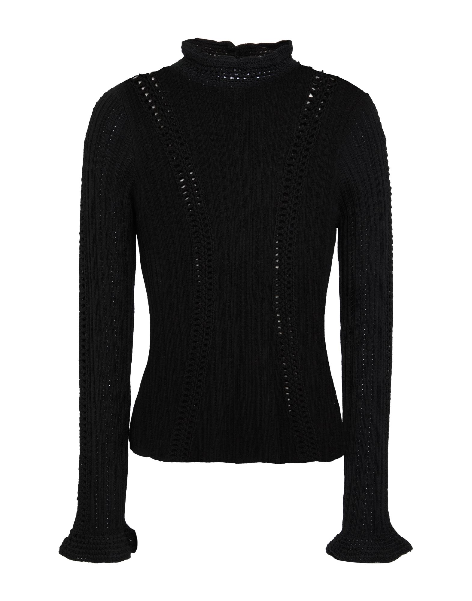 SEA Rollkragenpullover Damen Schwarz von SEA