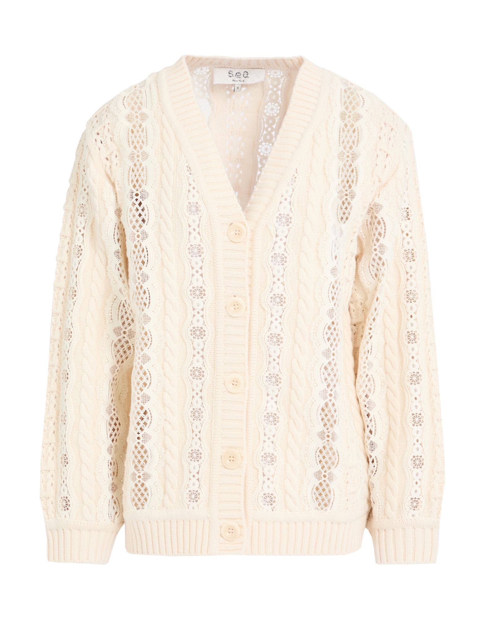 SEA Strickjacke Damen Elfenbein von SEA