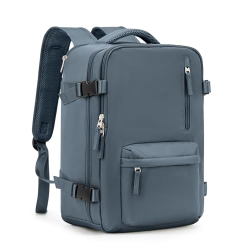 Handgepack 40x20x25 für Ryanair Handkabinengepäck Reiserucksack Unter Dem Sitz Handgepäck Rucksack Flugzeuge Reisetasche Weekendertasche Wanderrucksack Lässiger Tagesrucksack,X7-Grau-Blau von SEAFEW