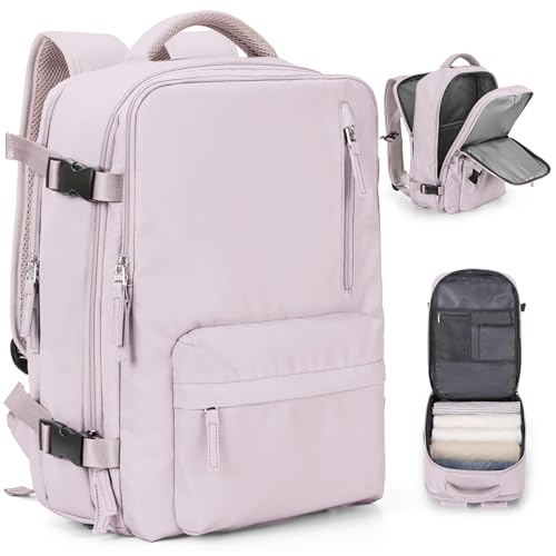 Handgepäck Rucksack 40x30x20 für Ryanair Reiserucksack Wasserdichter Unter Dem Sitz Handgepäck Rucksack Flugzeuge Reisetasche Weekendertasche Wanderrucksack Lässiger Tagesrucksack,A13-OUPink von SEAFEW