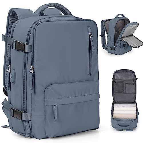 Handgepäck Rucksack 45X36X20 für Easyjet Reiserucksack Wasserdichter Unter Dem Sitz Handgepäck Rucksack Flugzeuge Reisetasche Weekendertasche Wanderrucksack Lässiger Tagesrucksack,B12-Königsblau Groß von SEAFEW