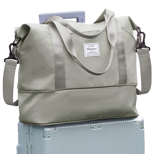 Reisetasche Damen Sporttasche 40x20x25 Ryanair Handgepäck Tasche Weekender Bag Schwimmtasche Wasserdicht Travel Bag Duffle Bag Fitnesstasche Trainingstasche Frauen für Reise Gym,A17-Grau braun Reisetasche Damen Sporttasche 40x20x25 Ryanair Handgepäck Tasche Weekender Bag Schwimmtasche Wasserdicht Travel Bag Duffle Bag Fitnesstasche Trainingstasche Frauen für Reise Gym,A17-Grau braun von SEAFEW