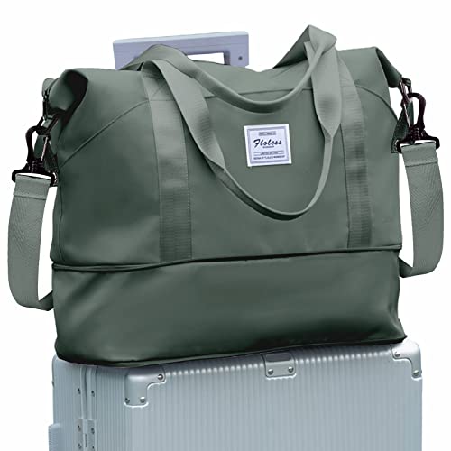 Reisetasche Damen Sporttasche 40x20x25 Ryanair Handgepäck Tasche Weekender Bag Schwimmtasche Wasserdicht Travel Bag Duffle Bag Fitnesstasche Trainingstasche Frauen für Reise Gym,F6-Armeegrün Reisetasche Damen Sporttasche 40x20x25 Ryanair Handgepäck Tasche Weekender Bag Schwimmtasche Wasserdicht Travel Bag Duffle Bag Fitnesstasche Trainingstasche Frauen für Reise Gym,F6-Armeegrün von SEAFEW