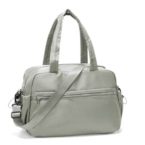 Reisetasche Damen Sporttasche 40x30x20 Ryanair Handgepäck Tasche Weekender Bag Schwimmtasche Wasserdicht Travel Bag Duffle Bag Fitnesstasche Trainingstasche Frauen für Reise Gym,G2-Grün von SEAFEW