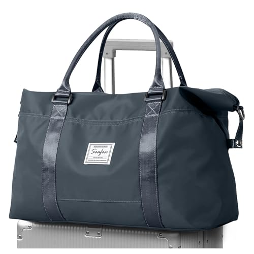 Reisetasche Damen Sporttasche 40x20x25 Ryanair Handgepäck Tasche Weekender Bag Schwimmtasche Wasserdicht Travel Duffle Bag Fitnesstasche Trainingstasche für Reise Gym von SEAFEW