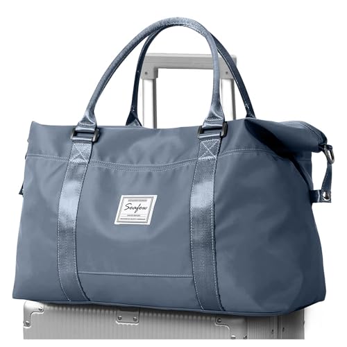 Reisetasche Damen Sporttasche 45x36x20 Easyjet Handgepäck Tasche Weekender Bag Schwimmtasche Wasserdicht Travel Duffle Bag Fitnesstasche Trainingstasche für Reise Gym von SEAFEW