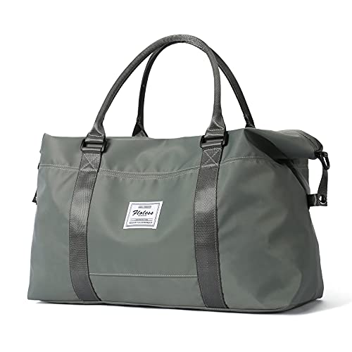 Reisetasche Damen Sporttasche Handgepäck Tasche Weekender Bag Schwimmtasche Wasserdicht Travel Bag Duffle Bag Fitnesstasche Trainingstasche Frauen für Reise Gym,Green von SEAFEW