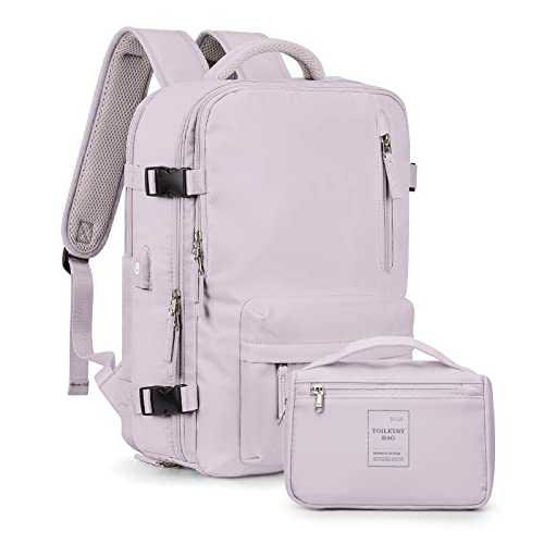 Handgepäck Rucksack 45X36X20 für Easyjet Reiserucksack Wasserdichter Unter Dem Sitz Handgepäck Rucksack Flugzeuge Reisetasche Weekendertasche Wanderrucksack Lässiger Tagesrucksack,J3-Purpur Rosa von SEAFEW