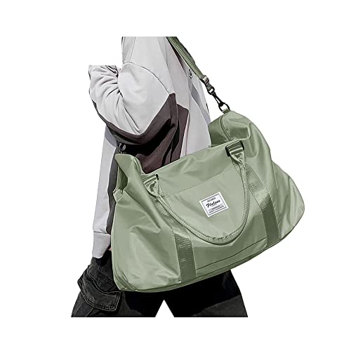 Sporttasche, Reisetasche, groß, für Damen, Wochenendtasche, Handgepäcktasche, Hellgrün, Large von SEAFEW