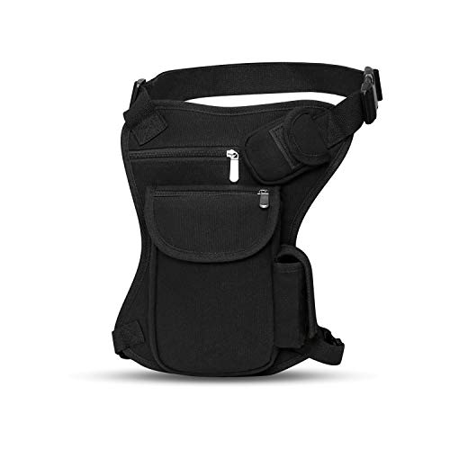 SEALINF Herren canvas gürteltasche fanny-pack racing tropfen-bein-beutel-motorrad im freien beutel 9,0" x 12,6" x 2,4" schwarz SEALINF Herren canvas gürteltasche fanny-pack racing tropfen-bein-beutel-motorrad im freien beutel 9,0" x 12,6" x 2,4" schwarz von SEALINF