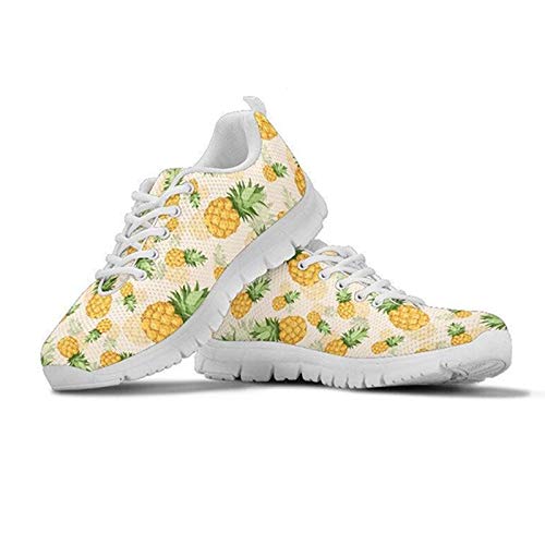 SEANATIVE Damen Laufschuhe Atmungsaktiv Mesh Sport Sneaker Casual Damen Joggingschuhe, Gelb - Gelbe Ananas - Größe: 40.5 EU SEANATIVE Damen Laufschuhe Atmungsaktiv Mesh Sport Sneaker Casual Damen Joggingschuhe, Gelb - Gelbe Ananas - Größe: 40.5 EU von SEANATIVE