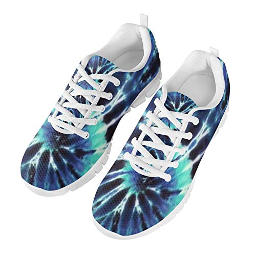 SEANATIVE Damen Sport Sneaker Laufschuhe Joggingschuhe Damen Leichte Wanderschuhe, Blau - Krawattenfarbe Blau - Größe: 39 EU von SEANATIVE