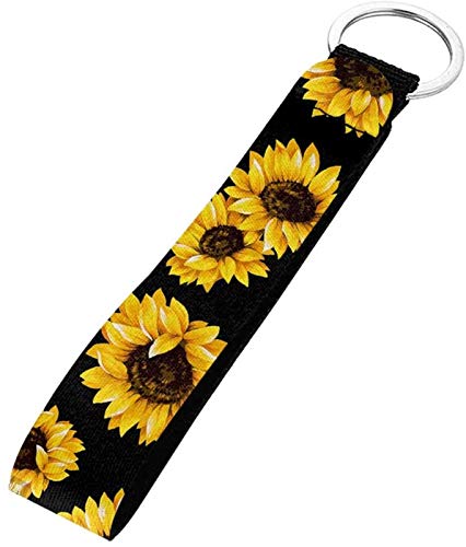 SEANATIVE Schlüsselband für das Handgelenk, Schlüsselanhänger, USB/Handy, für Damen und Herren, sonnenblume, Einheitsgröße von SEANATIVE