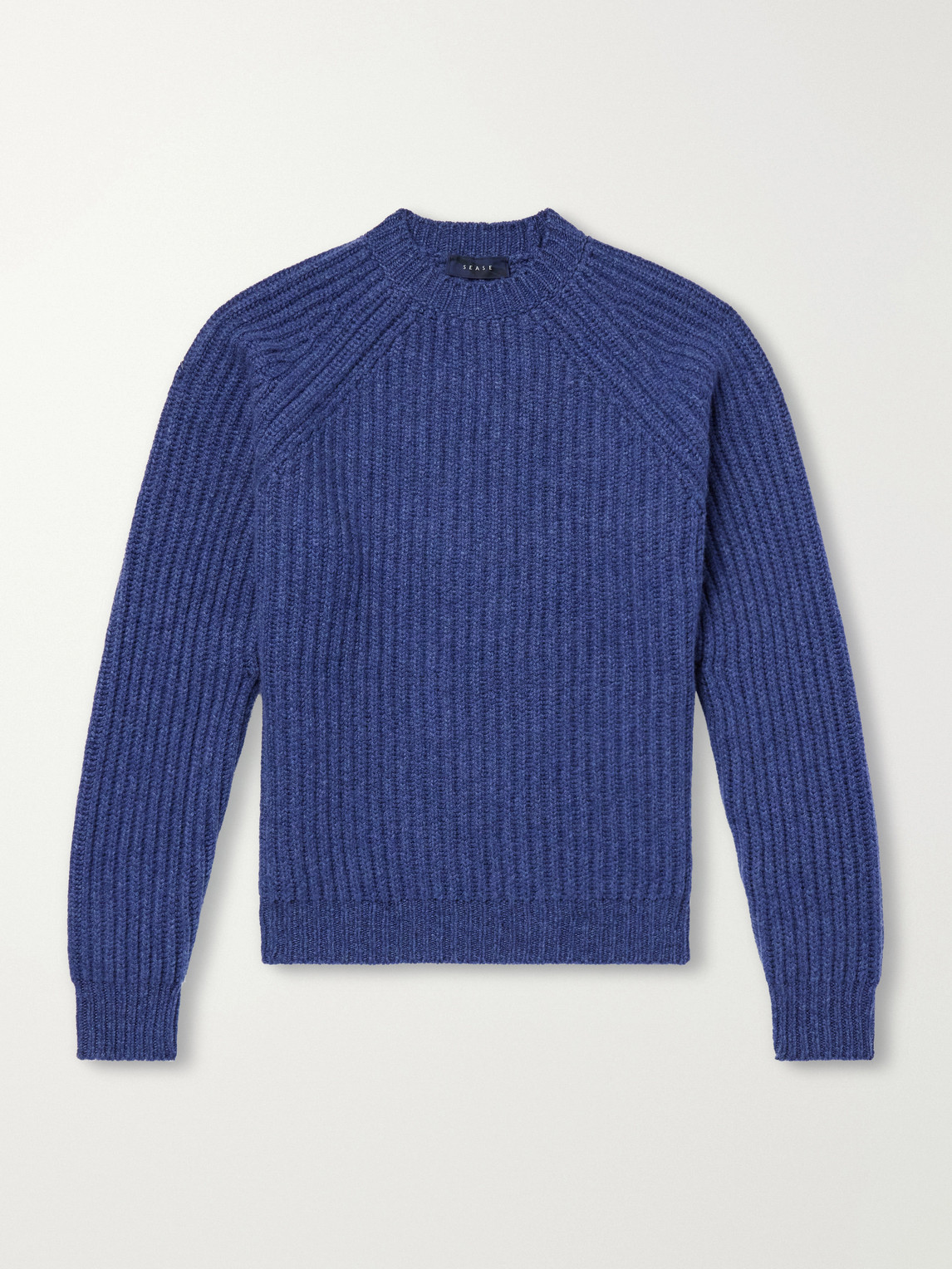 SEASE - Ribbed Cashmere Sweater - Men - Blue - S von SEASE