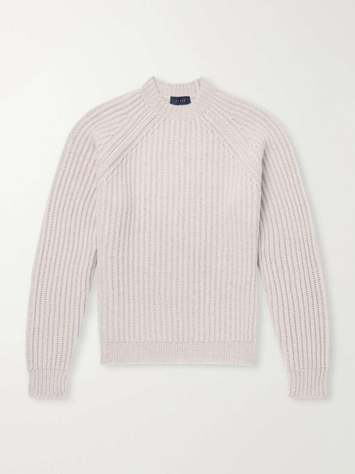 SEASE - Ribbed Cashmere Sweater - Men - Neutrals - L von SEASE