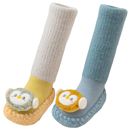 SEAUR Baby Anti Rutsch Socken Schuhe Pantoffelsocken Baby Kleinkind Walking Socken Schuhe Neugeborenes Kleinkind Schuhe mit Griffen 18-24 Monate von SEAUR