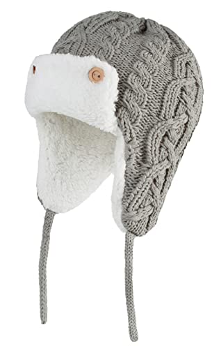 SEAUR Baby Mütze Herbst Winter Strickmütze Kleinkind Fleece Gefüttert Wintermütze mit Ohren - 1-2 Jahre von SEAUR