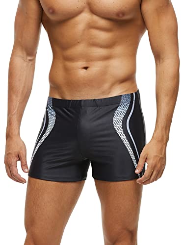 SEAUR Badehose Badeslip Herren Eng Kurz Schwimmhose Schnell Trocknend Strand Pool Wassersport Classic Swimming Swim Briefs Trunks Training - 4XL von SEAUR