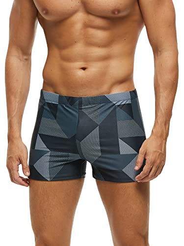 SEAUR Badehose Herren Badeslip Kurz Eng Schwimmhose Schnell Trocknend Classic Swimming Trunks Swim Briefs Training Wassersport Strand Pool - XXL von SEAUR